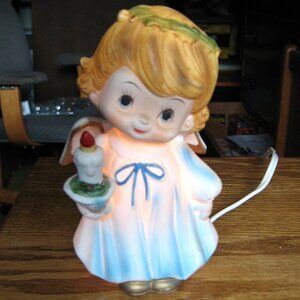 Lighted Angel with wings